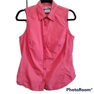 Columbia pink sleeveless top Medium